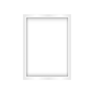 pngtree empty white picture frame mockup template isolated png image 6278738